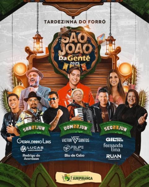Gil Mendes, Fernanda Lima e Ruan Forrozeiro