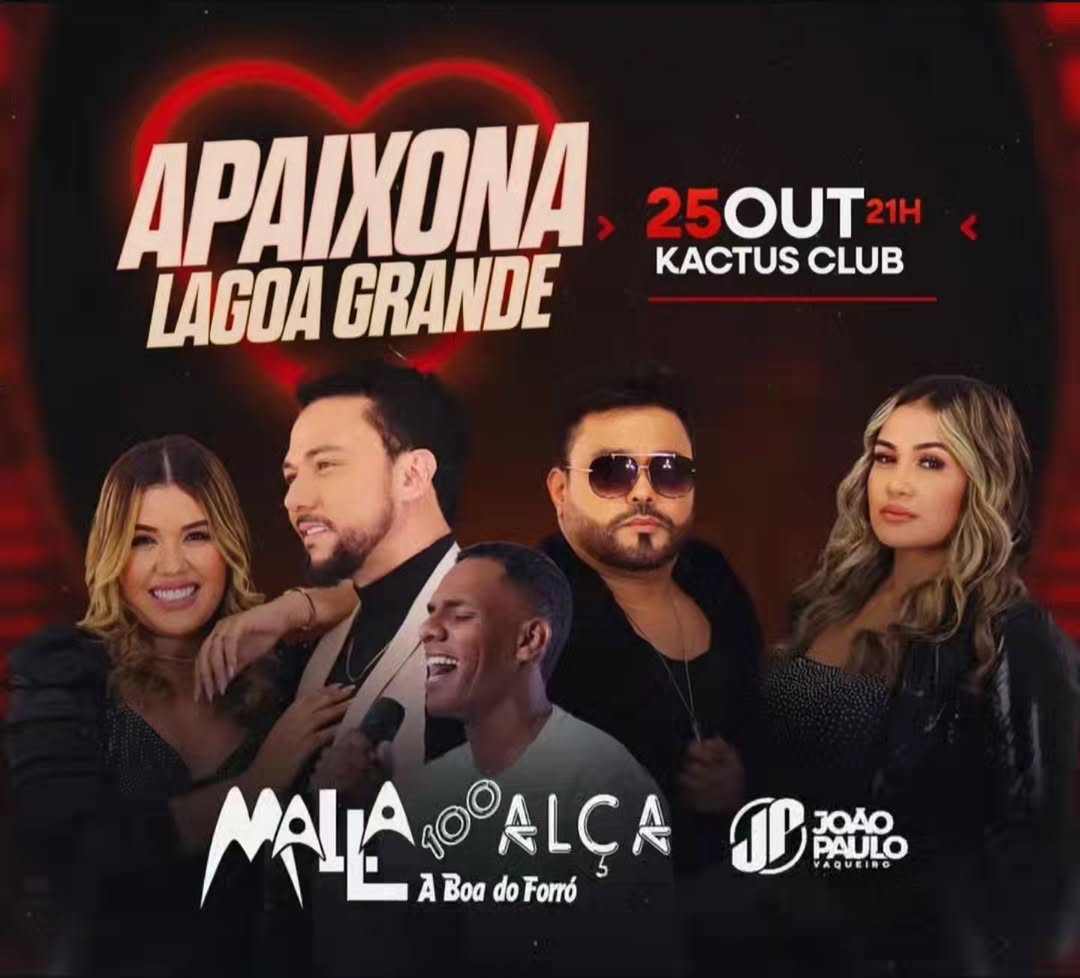 Malla 100 Alça e João Paulo Vaqueiro - Apaixona Lagoa Grande