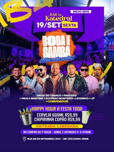 Diego do Cavaco, Pagodeo, Paulo Martins, Rodrigo Monteiro e Leozinho - Roda de Samba