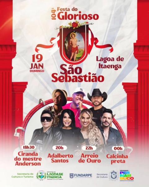 Ciranda do Mestre Anderson, Adalberto Santos, Arreio de Ouro e Calcinha Preta