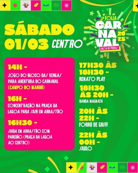 Renato Play, Forró de Griff e Saulo - Carnaval de Lagoa de Pedras 2025