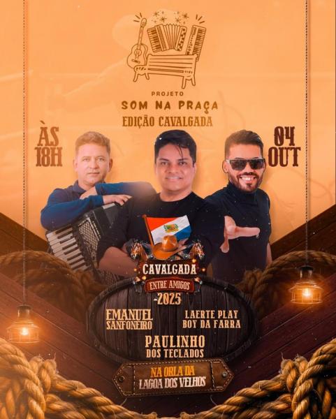 Emanuel Sanfoneiro, Laerte Playboy da Farra e Paulinho dos Teclados - Projeto Som na Praça Edição Cavalgada