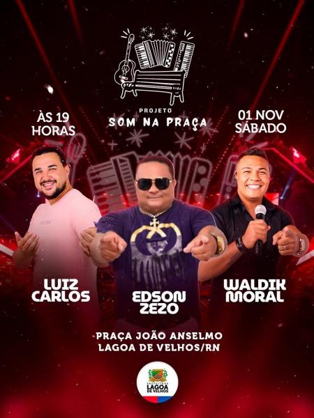 Edson Zezo, Luiz Carlos e Waldik Moral - Som na Praça