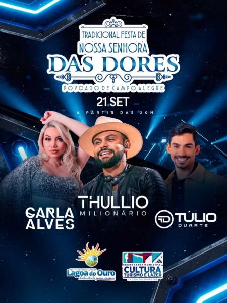 Thullio Milionário, Carla Alves e Túlio Duarte
