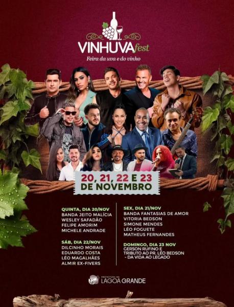 Banda Jeito Malícia, Wesley Safadão, Felipe Amorim e Michele Andrade - Vinhuva Fest 2025