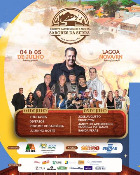 The Fevers, Diversos, Perfume de Gardênia e Luizinho Nobre - Circuito Gastronômico & Musical Sabores da Serra