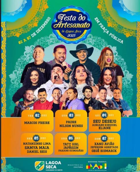 Natanzinho Lima, Samya Maia e Daniel Reis - Festa do Artesanato 2025