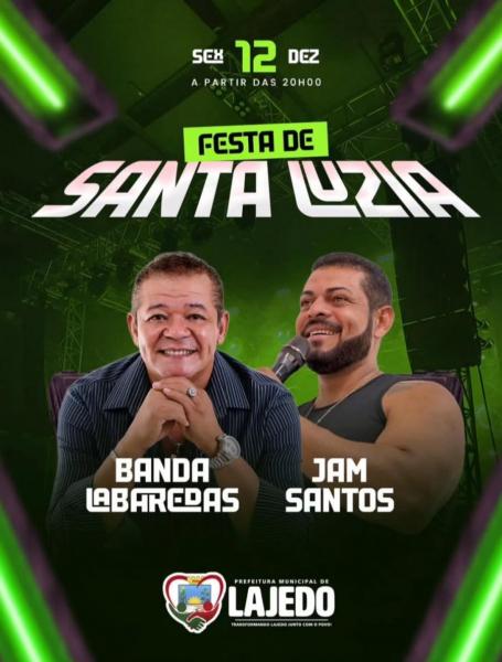 Banda Labaredas e Jam Santos - Festa de Santa Luzia