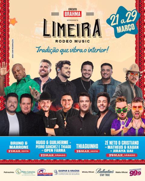 Hugo & Guilherme, Pedro Sanchez & Thiago e Open Farra - Limeira Rodeo Music 2025