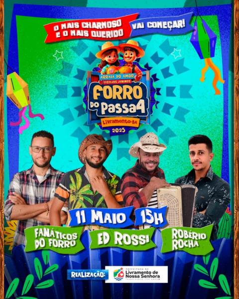 Ed Rossi, Fanáticos do Forró e Robério Rocha - Forró do Passa4 2025