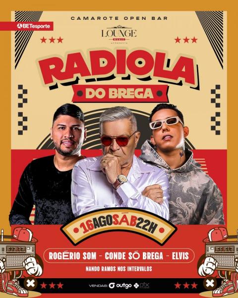 Rogério Som, Conde Só Brega e Elvis - Radiola do Brega
