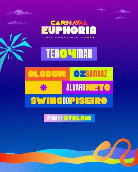 Olodum, Oz Bambaz, Álvaro Neto e Swing do Piseiro - Carnaval Euphoria 2025