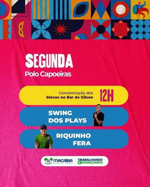 Swing dos Plays e Riquinho Fera - Carnaval de Macaíba 2025