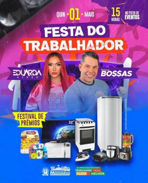 Eduarda Alves e Forró dos Bossas - Festa do Trabalhador