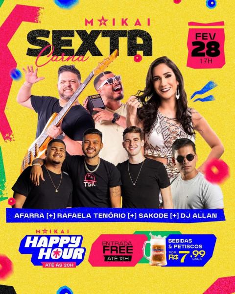 Afarra, Rafaela Tenório, Sakode e Dj Allan