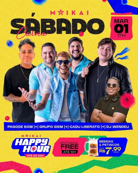 Pagode Bom, Grupo Idem, Cadu Liberato e Dj Wendeu