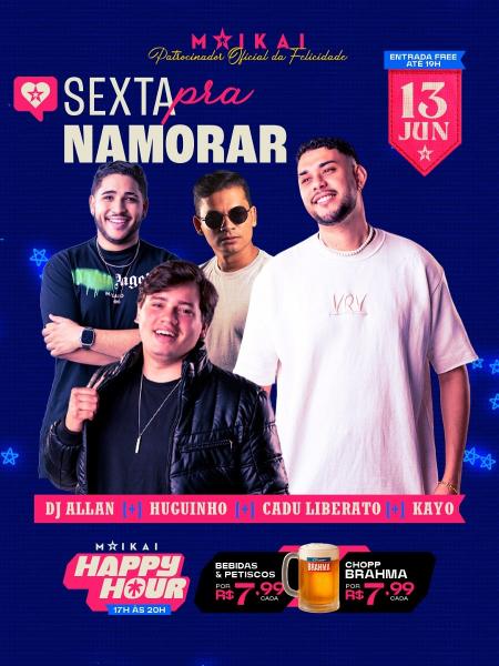 Dj Allan, Huguinho, Cadu Liberato e Kayo - Sexta pra Namorar