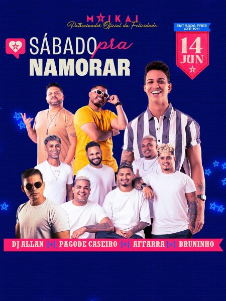 Dj Allan, Pagode Caseiro, Affarra e Bruninho - Sábado pra Namorar
