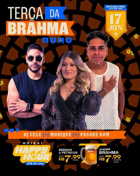 Dj Gele, Monique e Pagode Bom