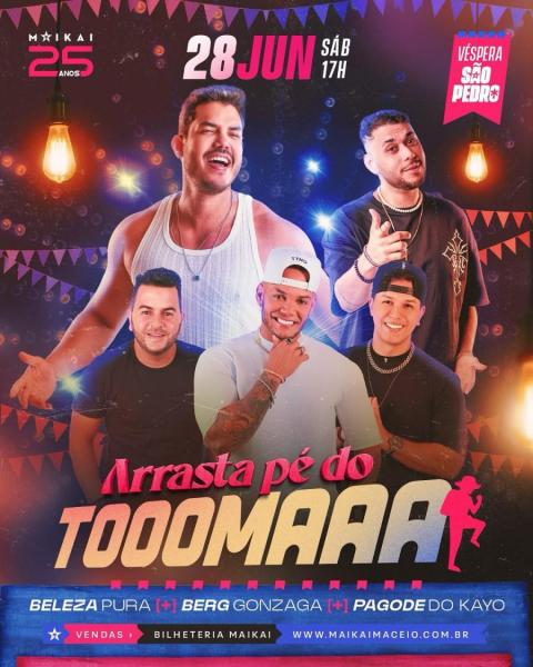 Beleza Pura, Berg Gonzaga e Pagode do Kayo - Arrasta Pé do Tooomaaa