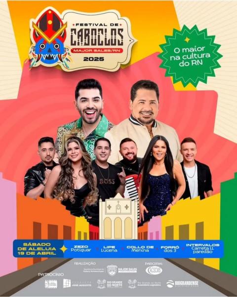 Zezo Potiguar, Lipe Lucena, Collo de Menina e Forró dos 3 - Festival de Caboclos 2025