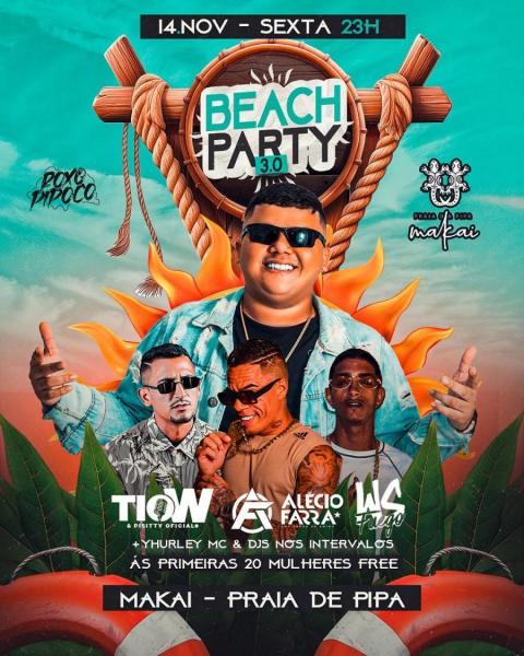 Tiow, Alécio Farra e WS Fuego - Beach Party 3.0