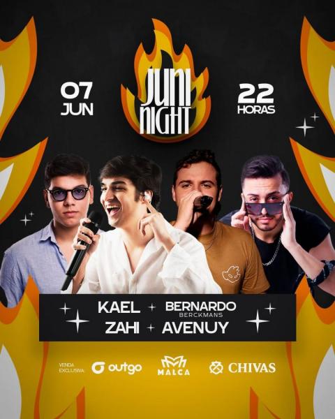 Kael, Bernardo Berckmans, Zahi e Avenuy - Juni Night