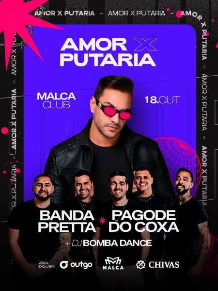 Banda Pretta e Pagode do Coxa - Amor x Putaria