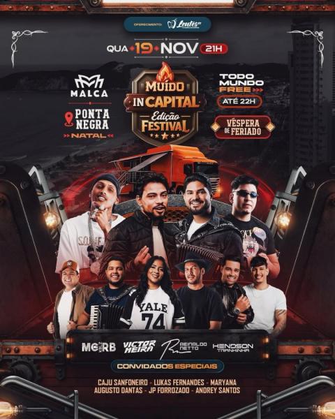 Victor Meira, Reinaldo Netto, Hendson Trankinha e MC RB KBLZ - Muído in Capital