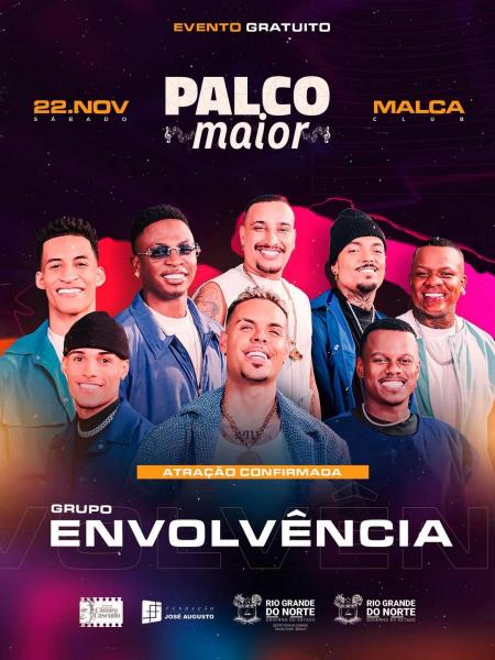 Grupo Envolvência, Binho Dubê e Filipe Santos - Palco Maior