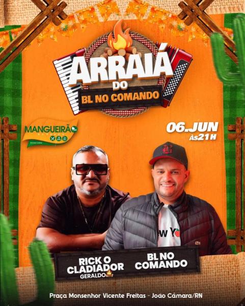 Rick O Gladiador e BL no Comando - Arraiá do BL no Comando