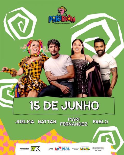 Joelma, Nattan, Mari Fernandez e Pablo - Pararraiá 2025