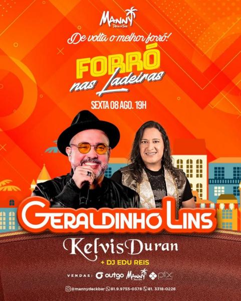 Geraldinho Lins e Kelvis Duran - Forró nas Ladeiras