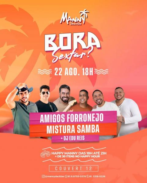 Amigos Forronejo, Mistura Samba e Dj Edu Reis - Bora Sextar?