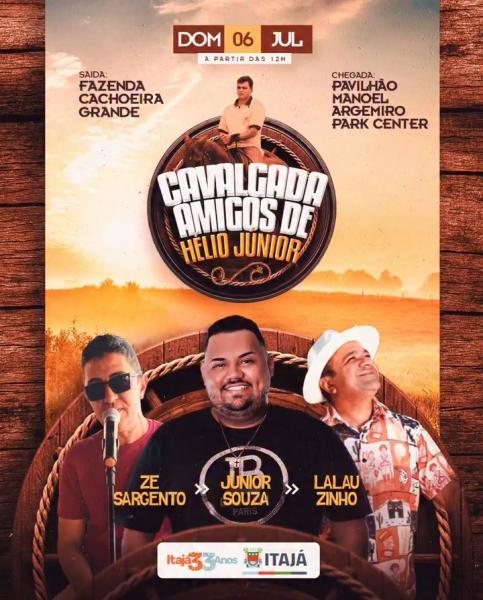 Junior Souza, Ze Sargento e Lalauzinho - Cavalgada Amigos de Hélio Júnior