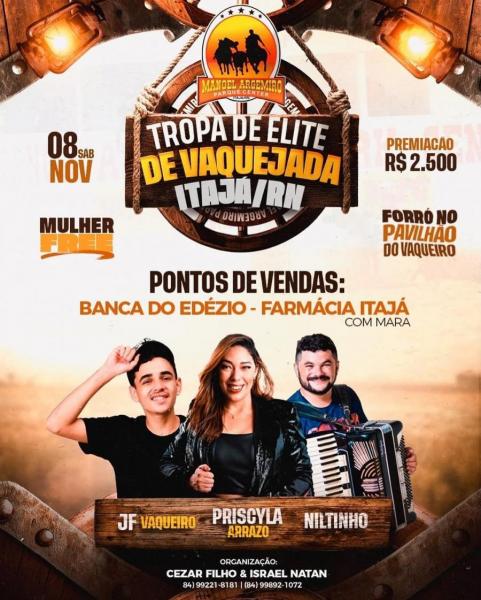 Priscyla Arrazo, JF Vaqueiro e Niltinho - Tropa de Elite