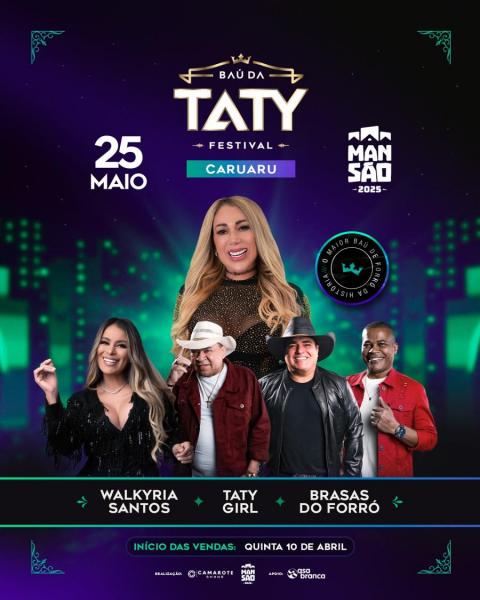 Taty Girl, Walkyria Santos e Brasas do Forró - Baú da Taty
