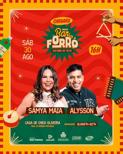 Sâmya Maia e Alysson - Bar do Forró