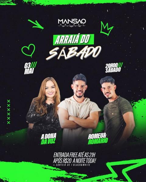 A Dona da Voz e Romeu & Romário - Arraiá do Sábado