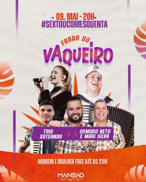 Trio Xoteando e Osmídio Neto & Mari Sailva - Farra do Vaqueiro