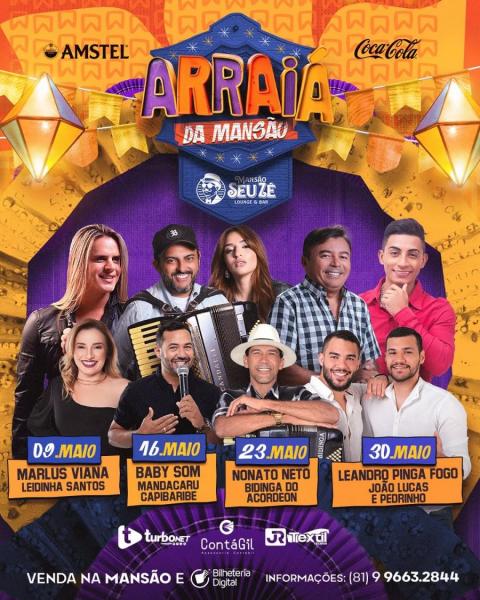 Marlus Viana e Leidinha Santos - Arraiá da Mansão