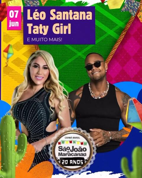 Léo Santana e Taty Girl