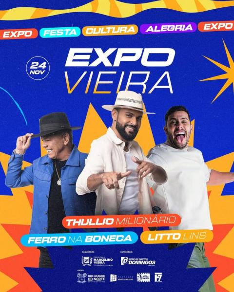 Thullio Milionário, Ferro na Boneca e Litto Lins - Expo Vieira 2025