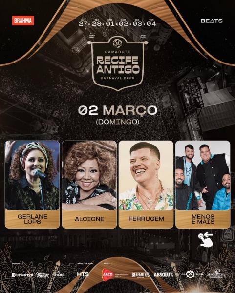 Gerlane Lops, Alcione, Ferrugem e Menos é Mais