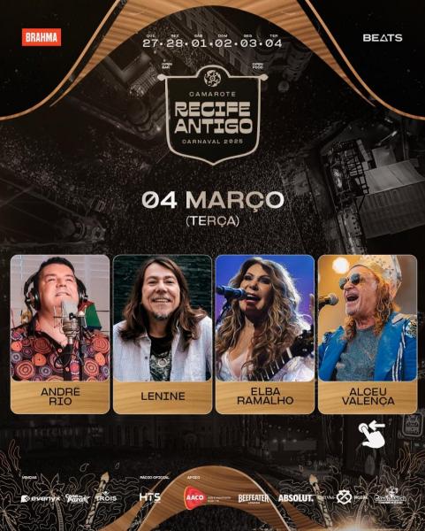 André Rio, Lenine, Elba Ramalho, Alceu Valença e Orquestrão