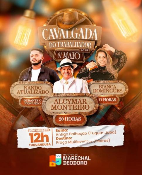 Alcymar Monteiro, Nando Atualizado e Bianca Domingues - Cavalgada do Trabalhador