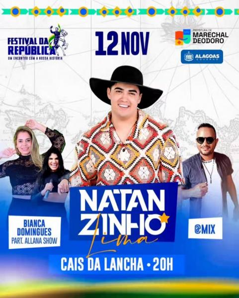 Natanzinho Lima, Bianca Domingues e Mix - Festival da República