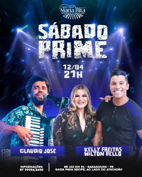 Claudio José e Kelly Freitas & Wilton Bello - Sábado Prime