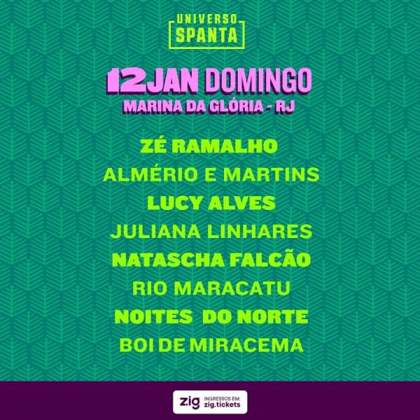 Almério e Martins, Lucy Alves e Zé Ramalho & filhos - Universo Spanta