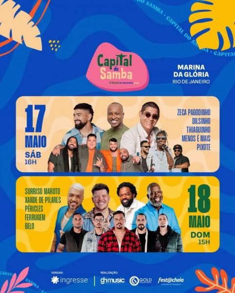 Zeca Pagodinho, Dilsinho, Thiaguinho, Menos é Mais e Pixote - Capital do Samba 2025